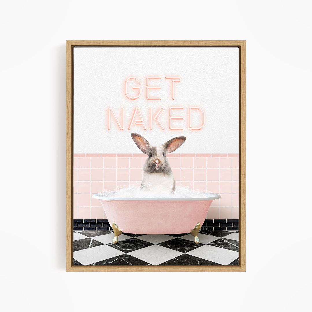 Bunny in Pink Get Naked Bath