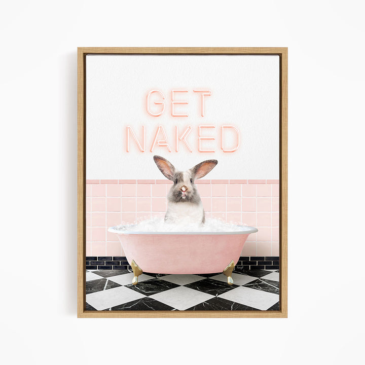 Bunny in Pink Get Naked Bath