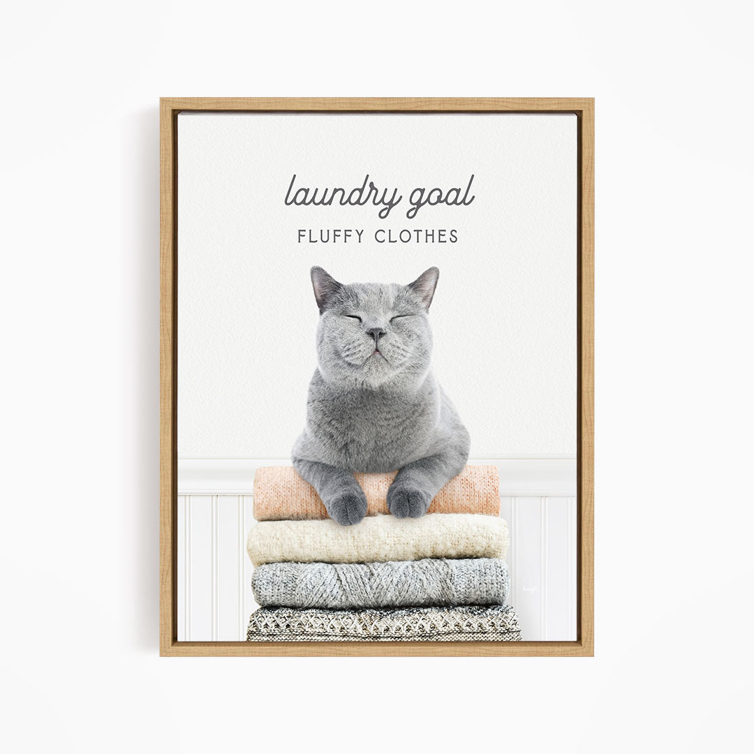 Cat - Clean Laundry Makes Me Happy