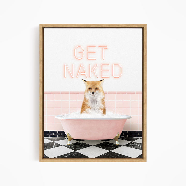 Fox in Pink Get Naked Bath