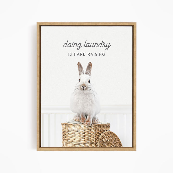 Snowshoe Hare - Doing Laundry is Hare Raising