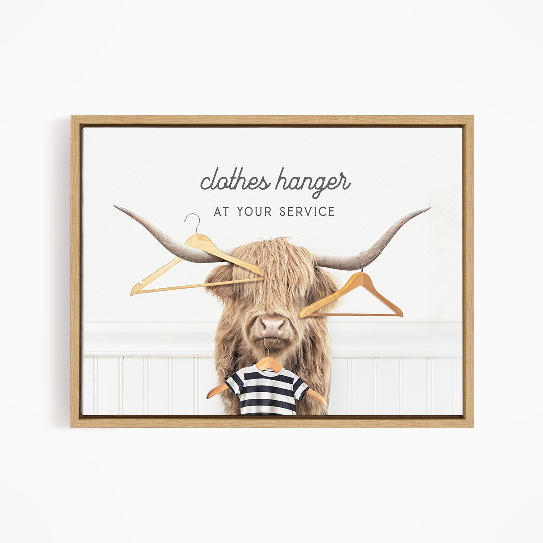 Highland Cow - Clothes Hanger At Your Service