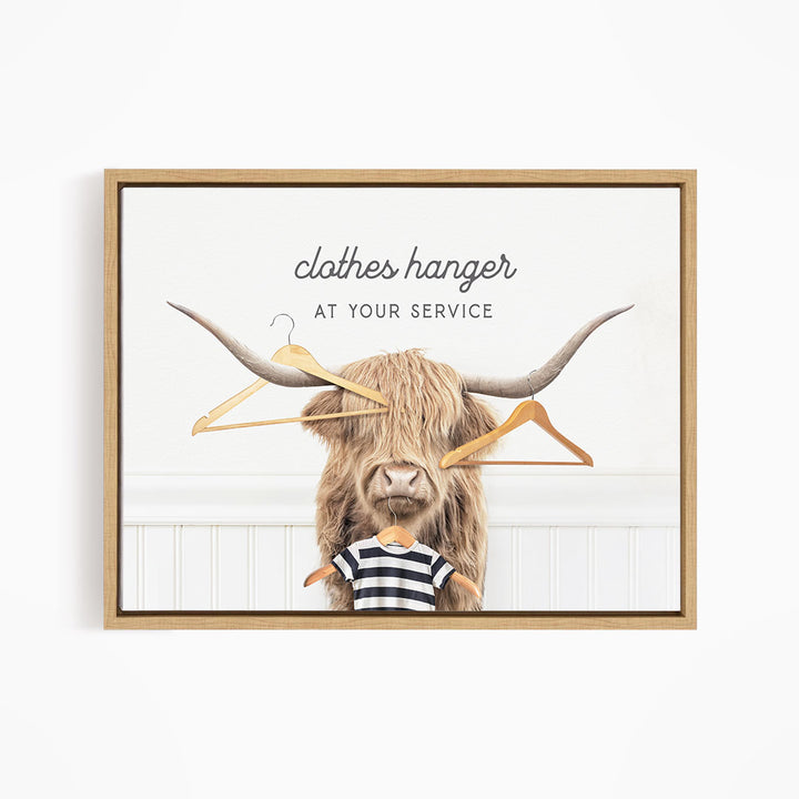 Highland Cow - Clothes Hanger At Your Service