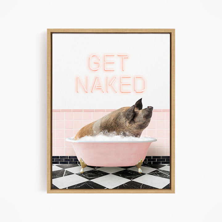 Hog in Pink Get Naked Bath