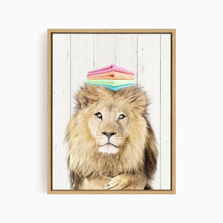 Lion on Washing Machine - Farmhouse Wall