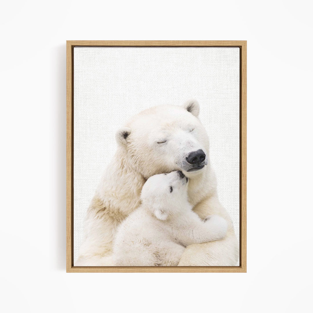Mother and Baby Polar Bear - Animal Portraits