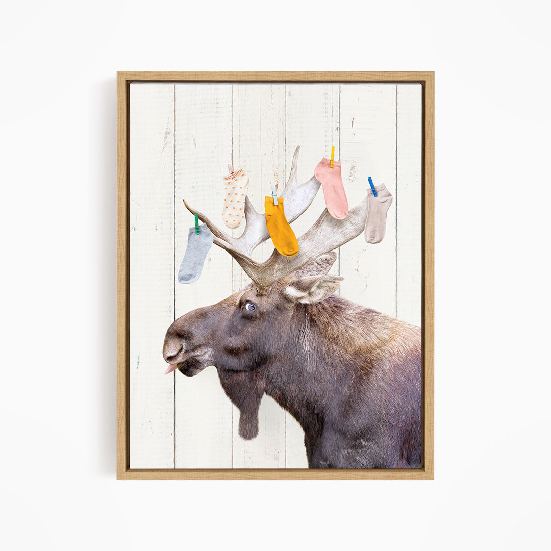 Moose - Lost Socks - Farmhouse Wall