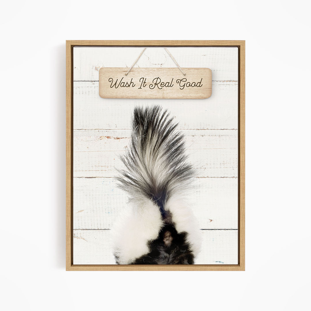 Skunk "Wash it real good" - Bathroom Shiplap