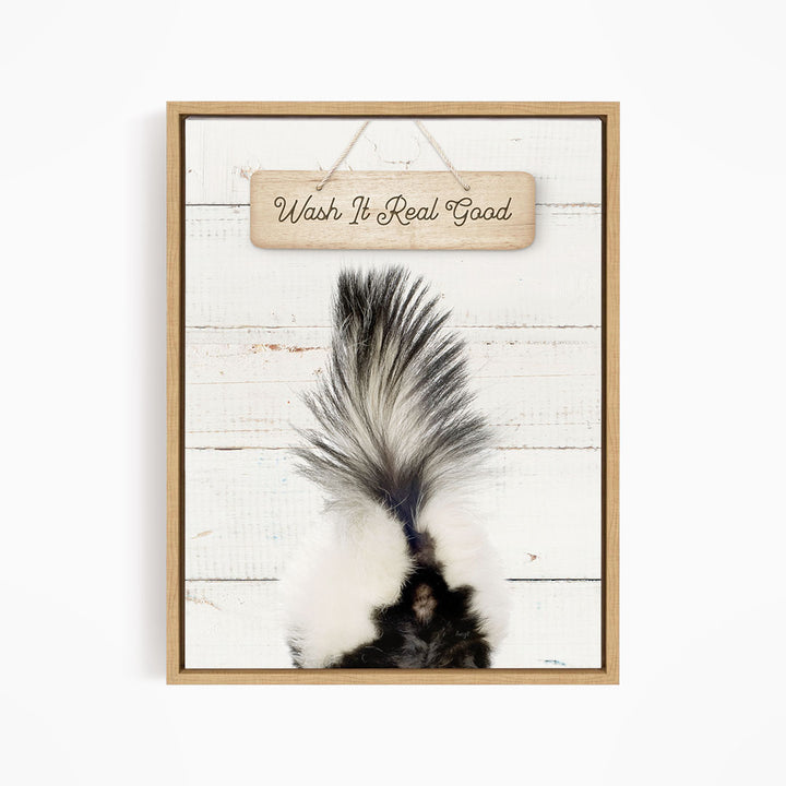 Skunk "Wash it real good" - Bathroom Shiplap
