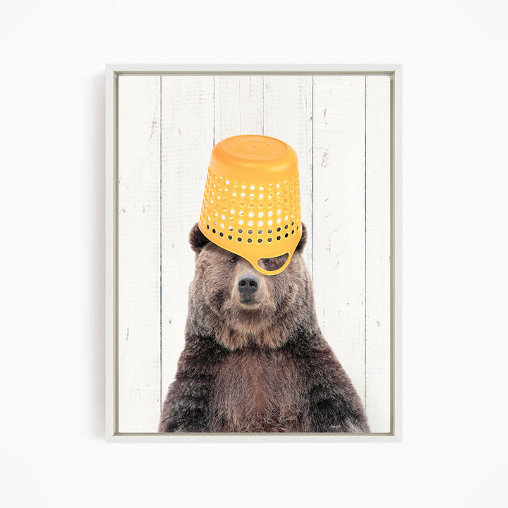 Bear - I'm a Basket Case - Farmhouse Wall