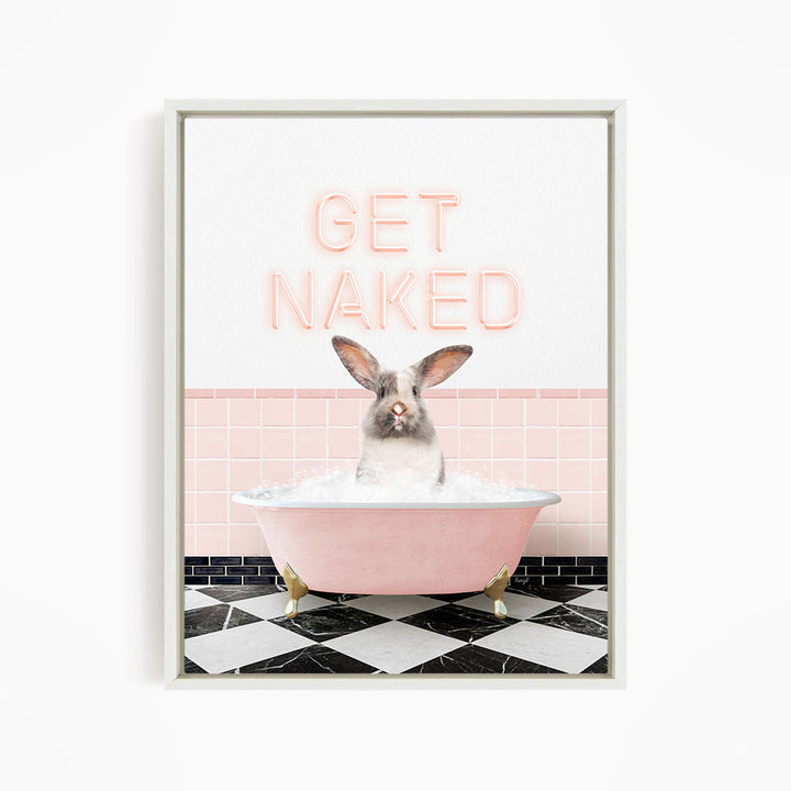 Bunny in Pink Get Naked Bath