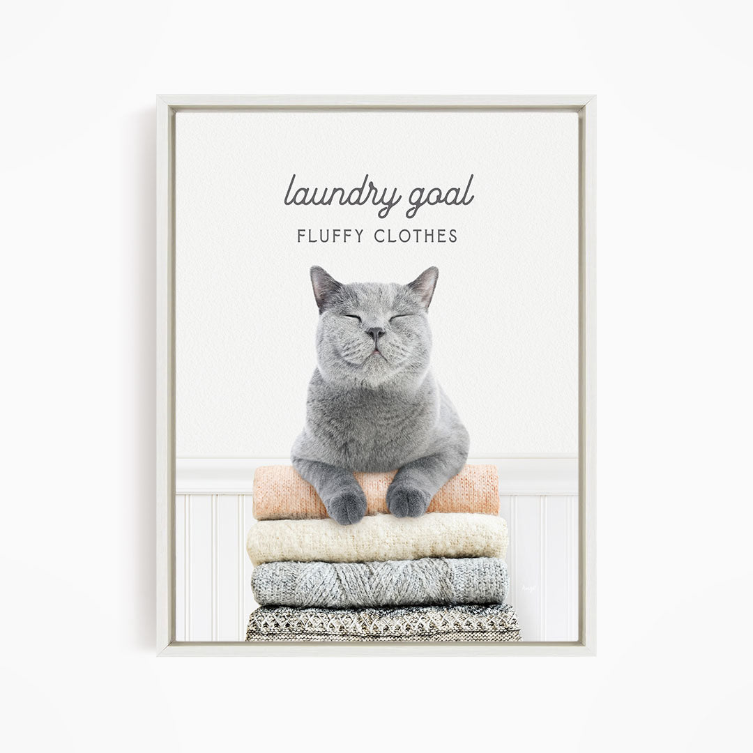Cat - Clean Laundry Makes Me Happy