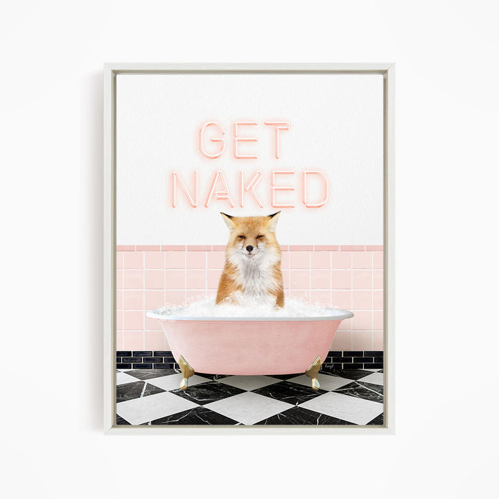Fox in Pink Get Naked Bath