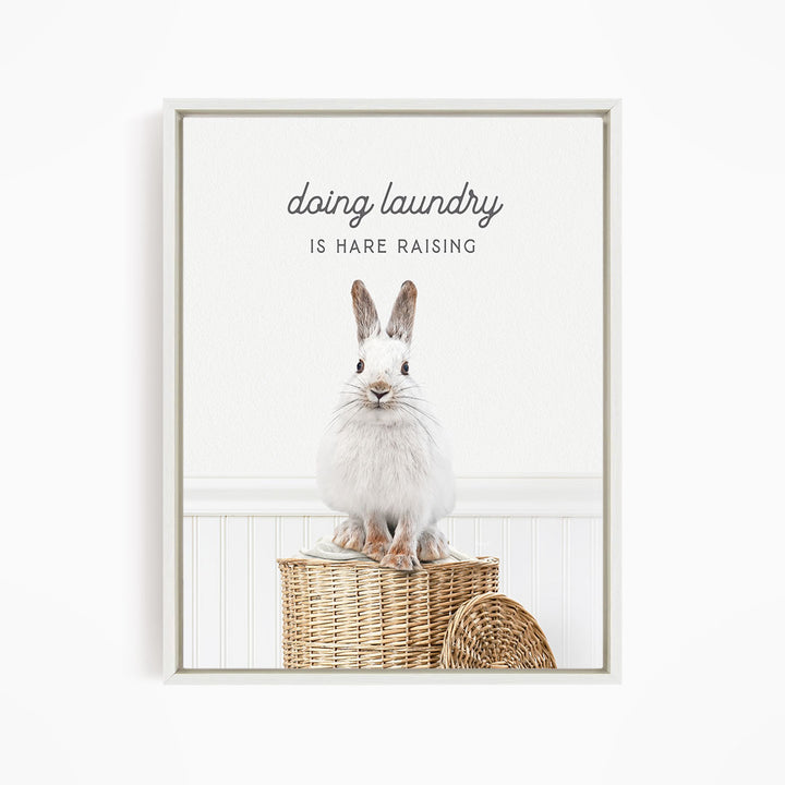 Snowshoe Hare - Doing Laundry is Hare Raising
