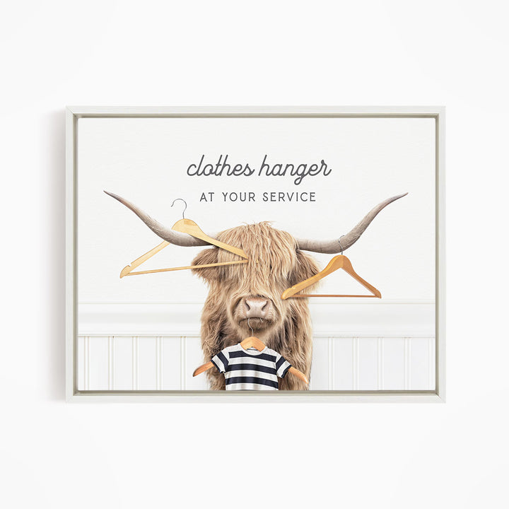 Highland Cow - Clothes Hanger At Your Service