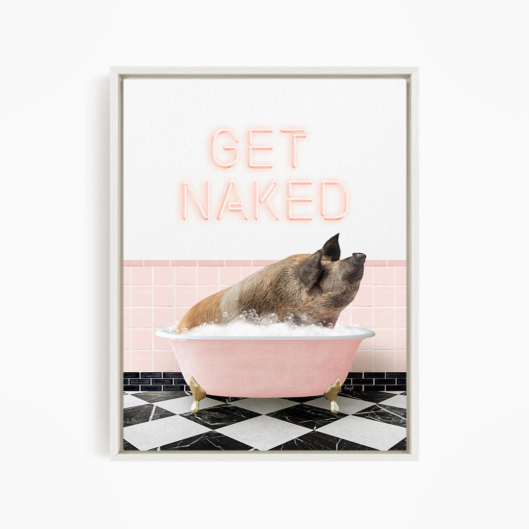 Hog in Pink Get Naked Bath