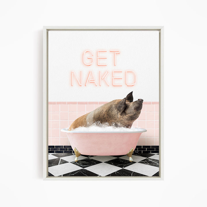 Hog in Pink Get Naked Bath