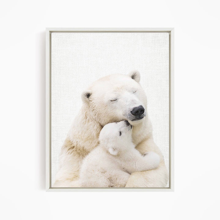 Mother and Baby Polar Bear - Animal Portraits