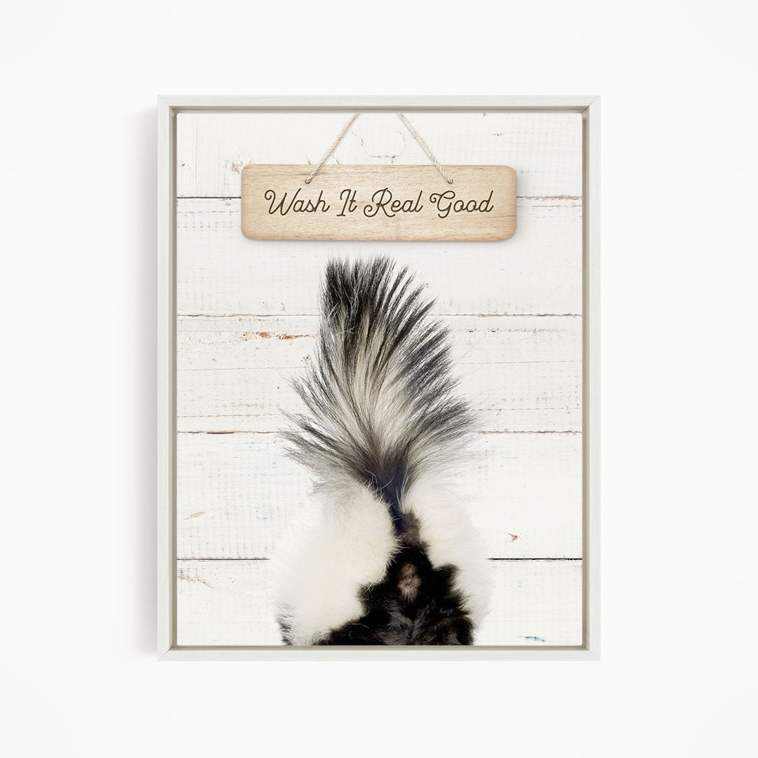 Skunk "Wash it real good" - Bathroom Shiplap