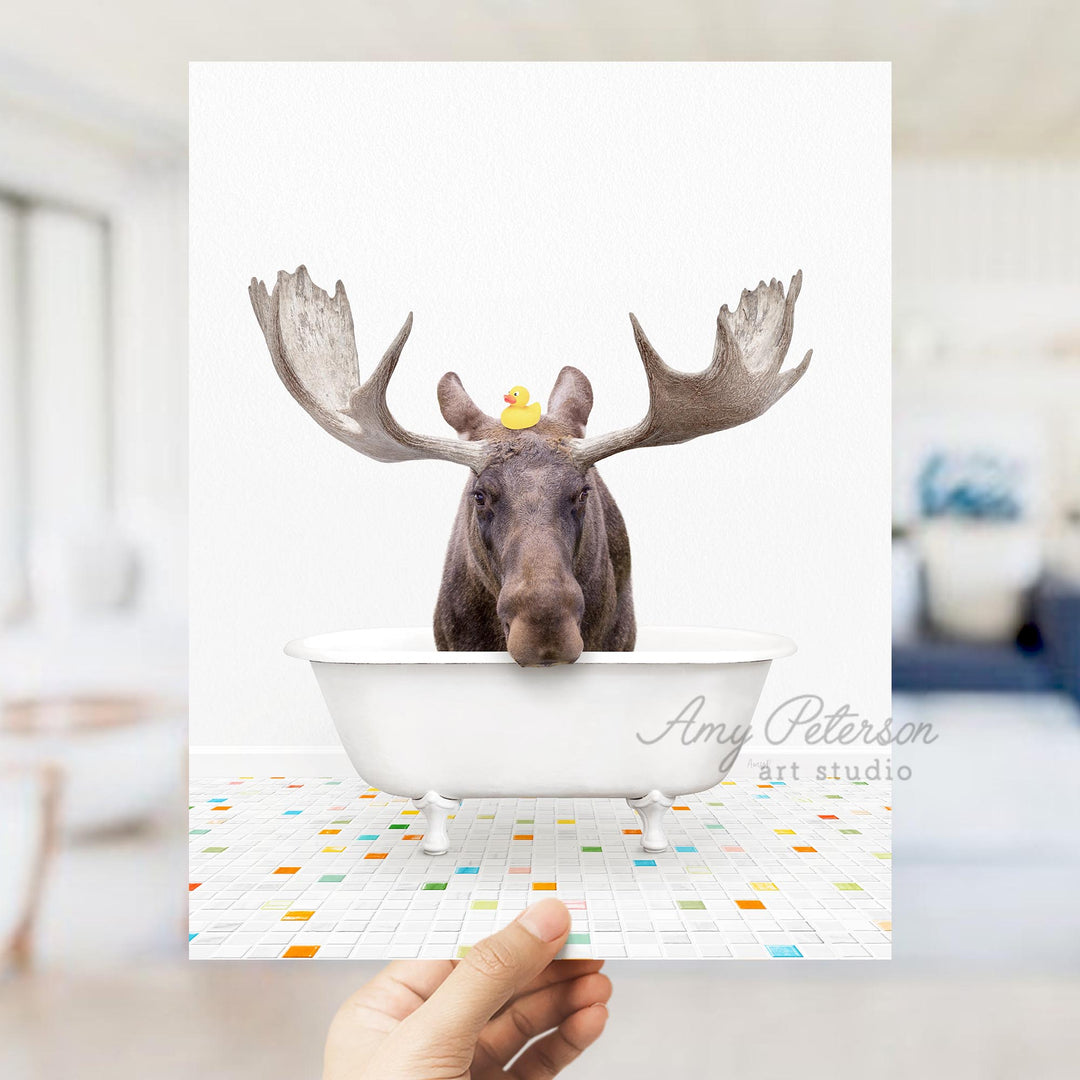 Moose - Chiclet Tile Bath