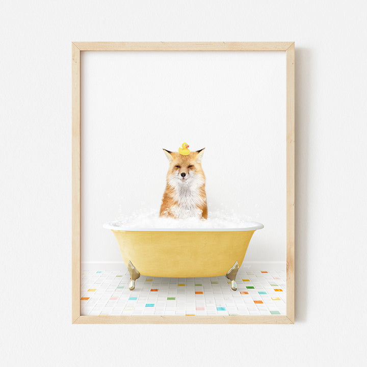 a dog in a bathtub with a crown on its head