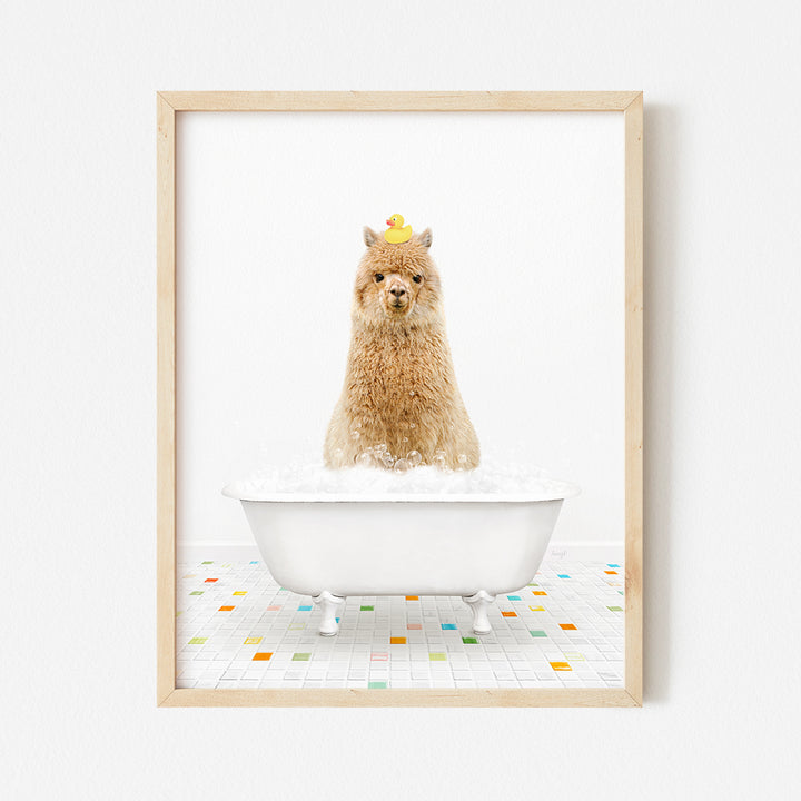 a dog sitting in a bathtub with a crown on its head