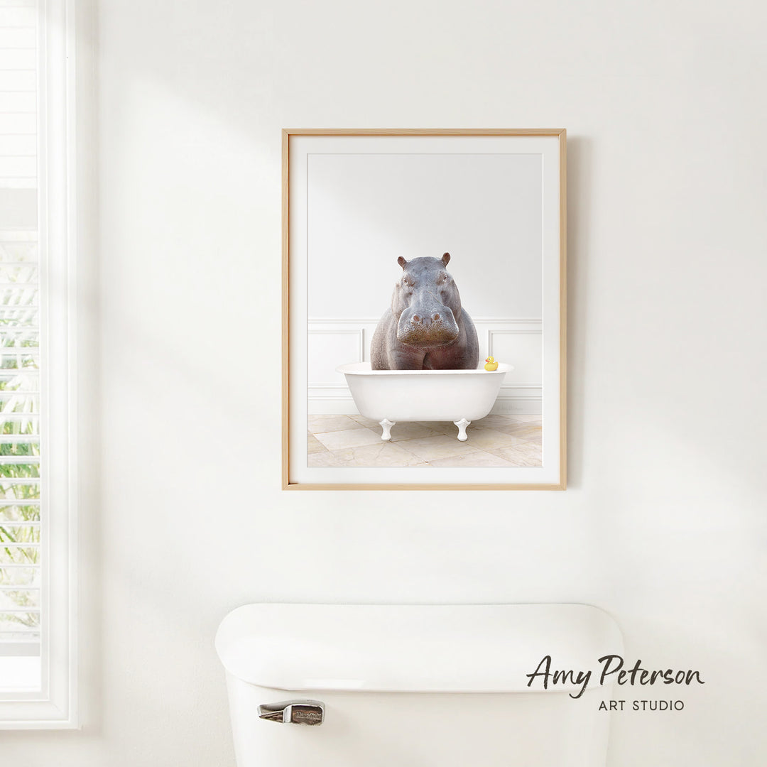 Big Hippo in Modern Bath