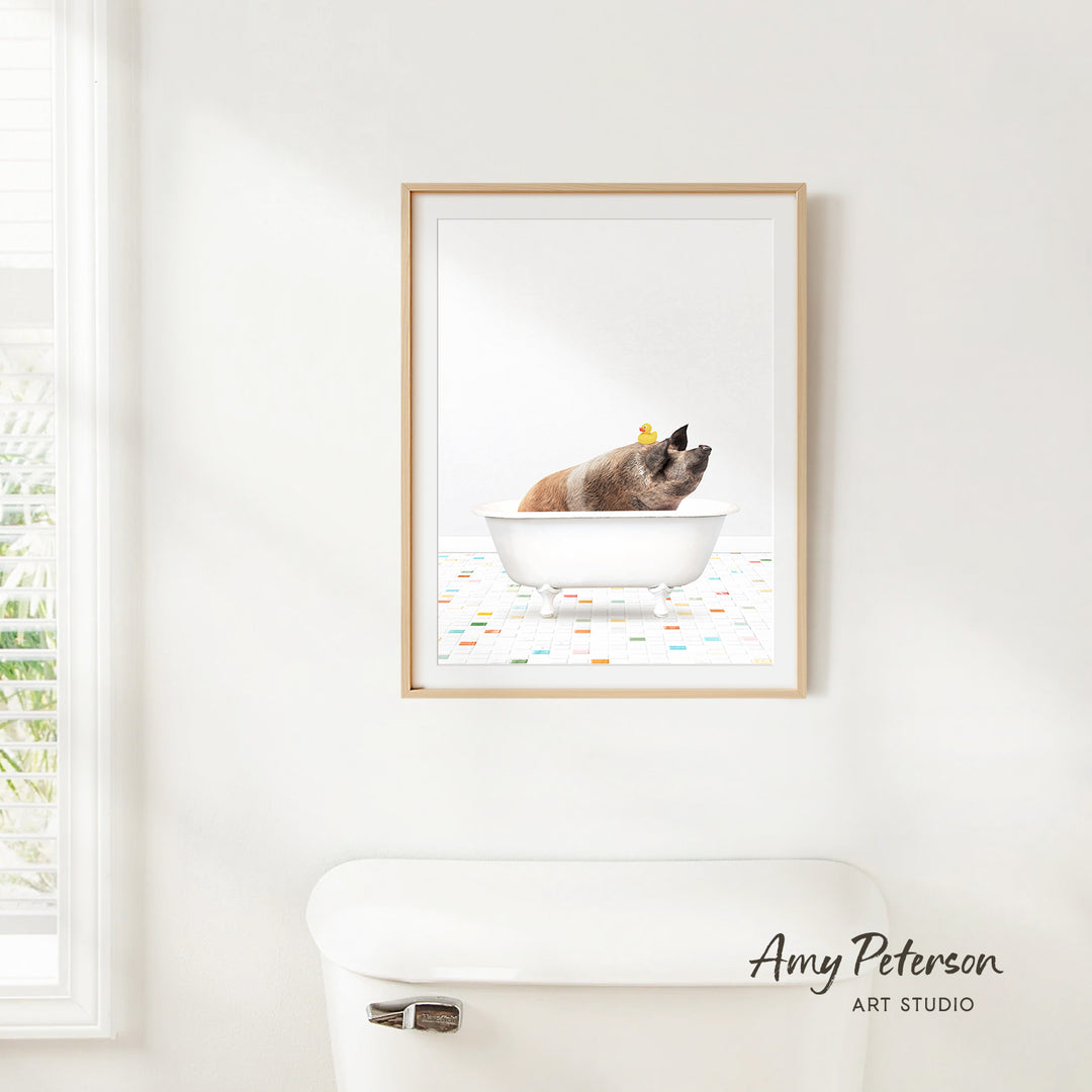 Hog - Chiclet Tile Bath