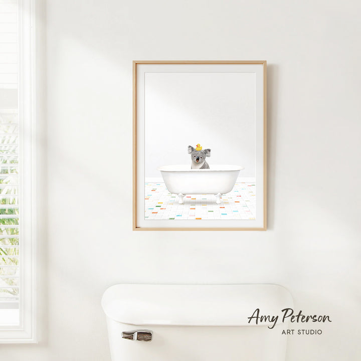 Koala Bear - Chiclet Tile Bath