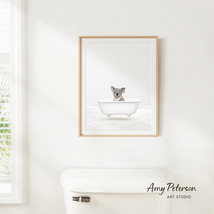 Baby Koala in Neutral Bath