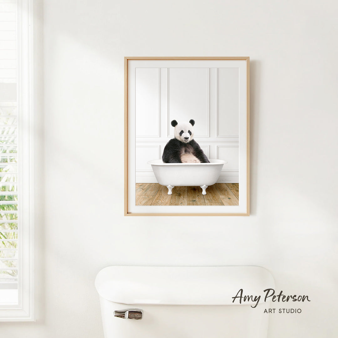 Panda in Traditional Panel Bath Style