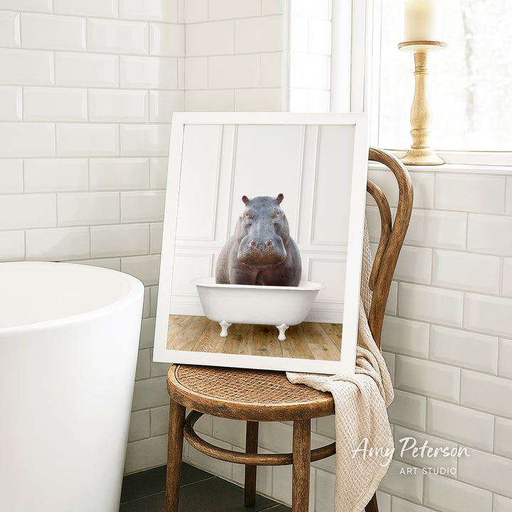 Big Hippo in Traditional Panel Bath Style