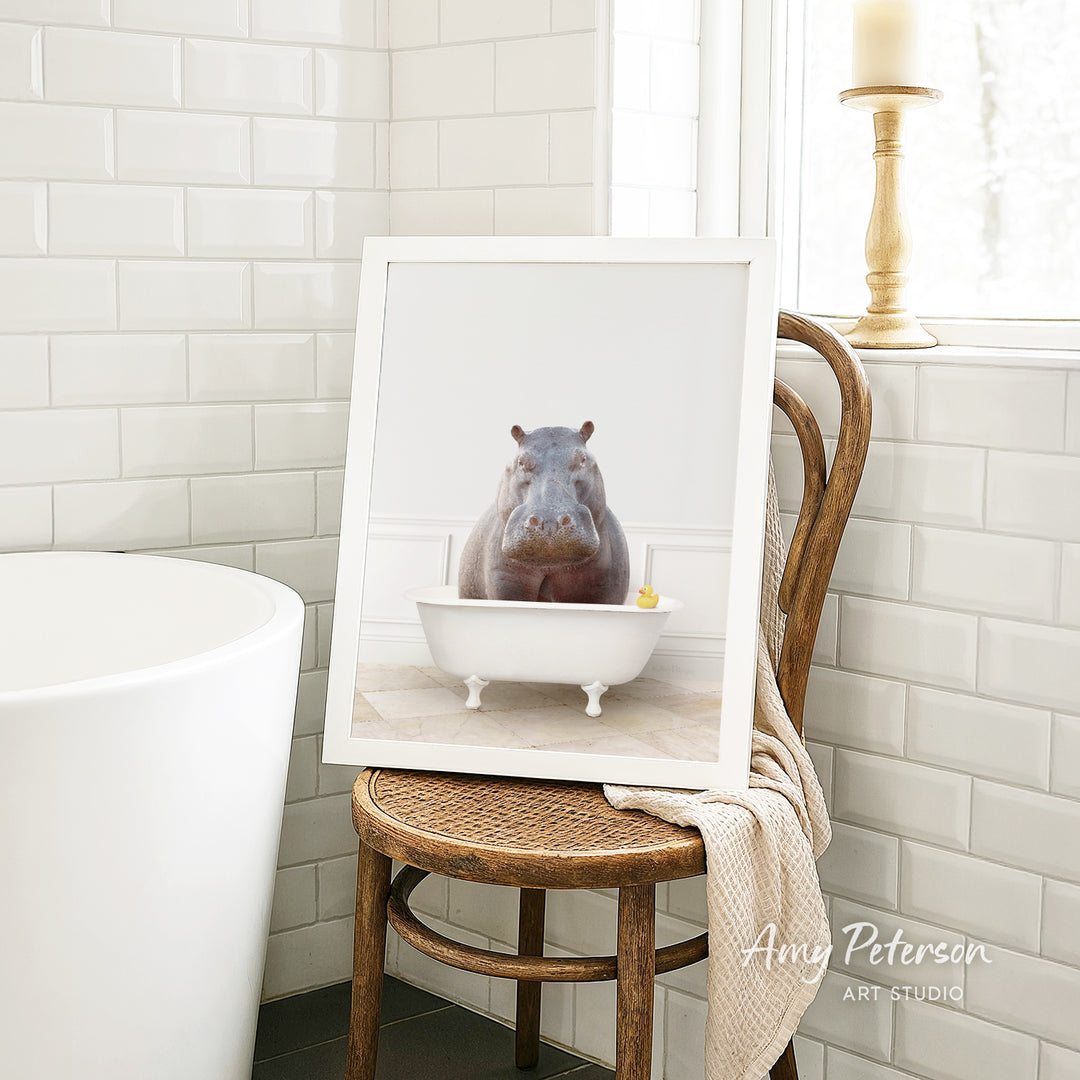 Big Hippo in Modern Bath
