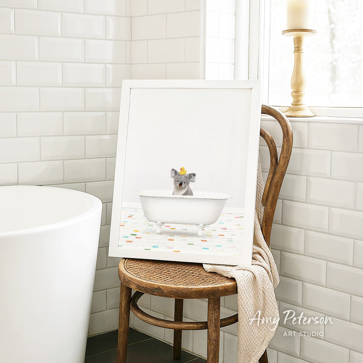 Koala Bear - Chiclet Tile Bath