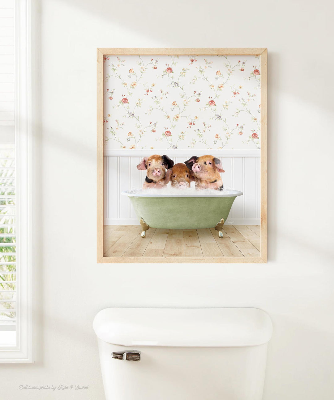 Three Little Pigs in Country Cottage Bath