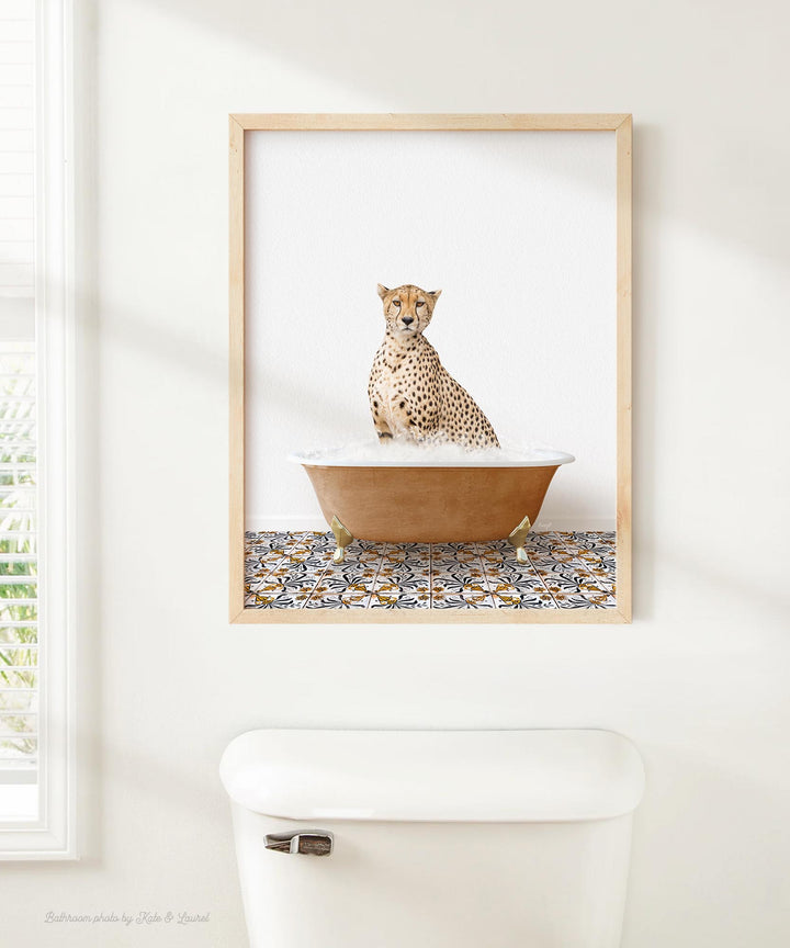 Cheetah in Mediterranean Bath
