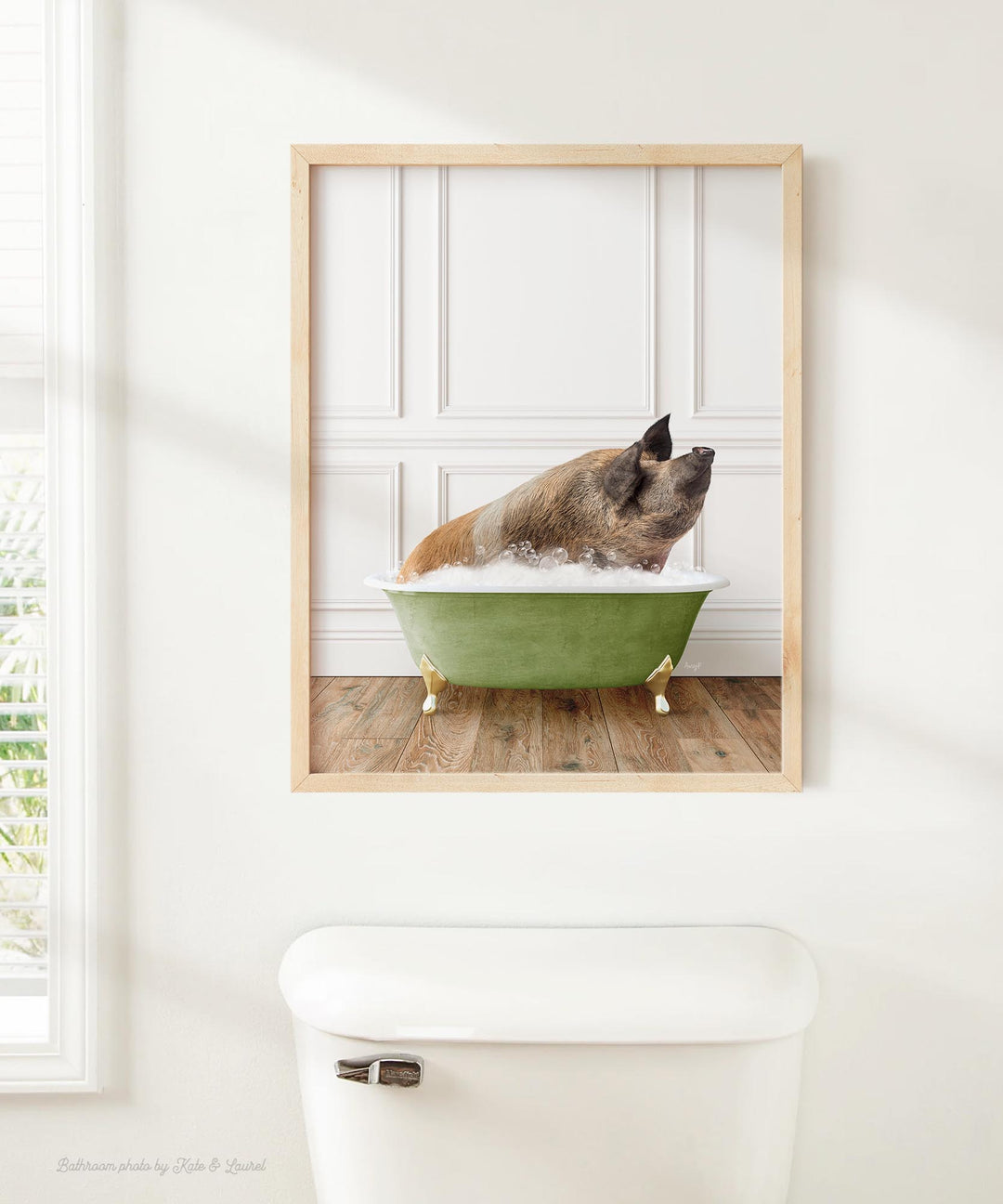 Hog in Transitional Bath Style