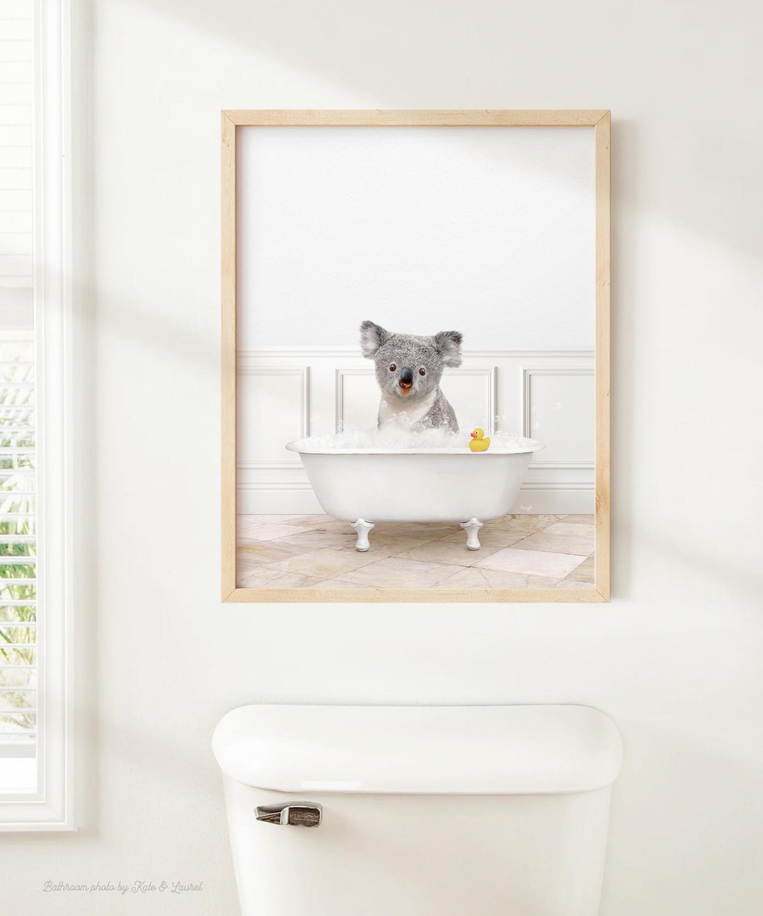 Koala Bear in Modern Bath