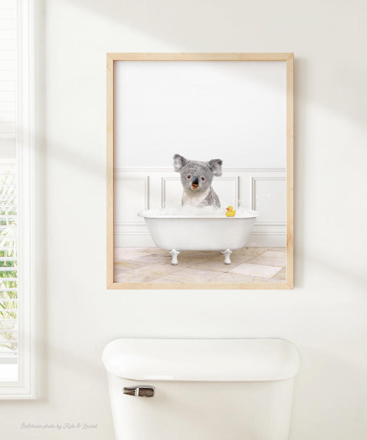 Koala Bear in Modern Bath