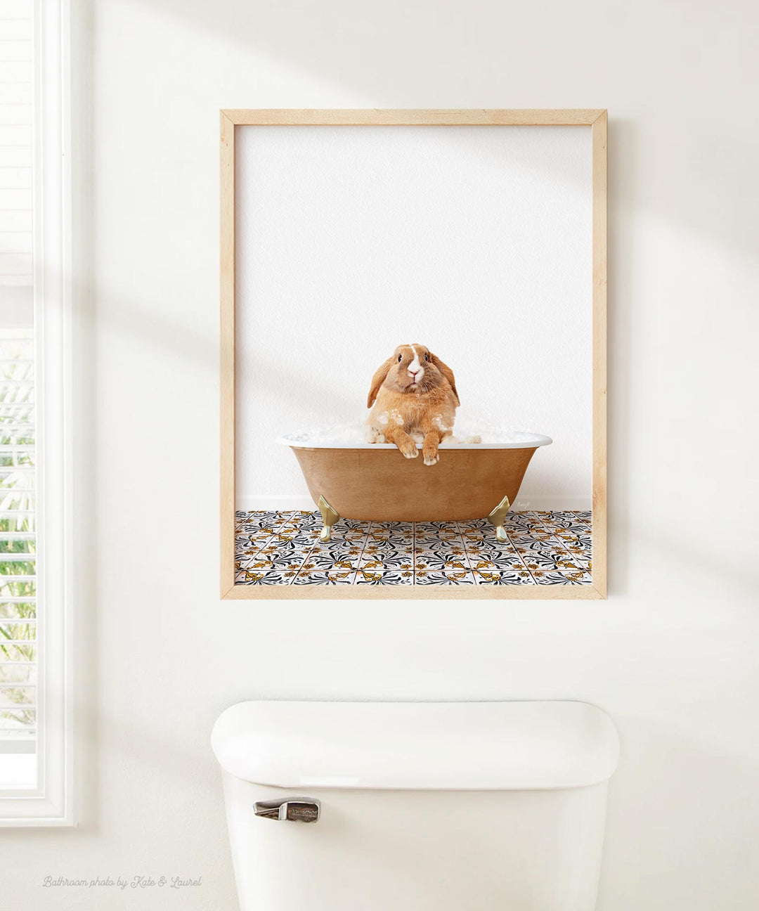Pudgy Bunny in Mediterranean Bath