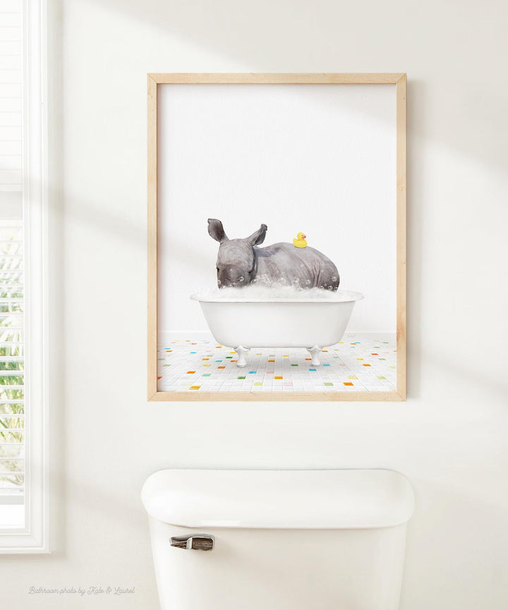 Baby Rhino - Chiclet Tile Bath