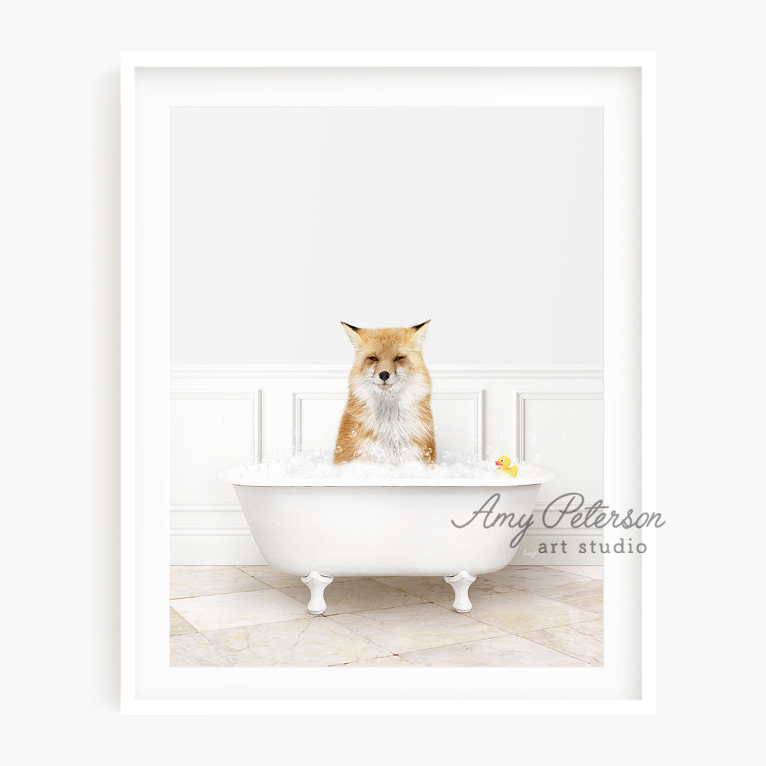 a picture of a dog sitting in a bathtub