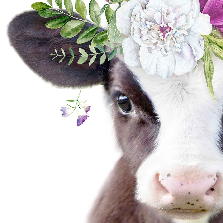 Baby Cow Flower Crown