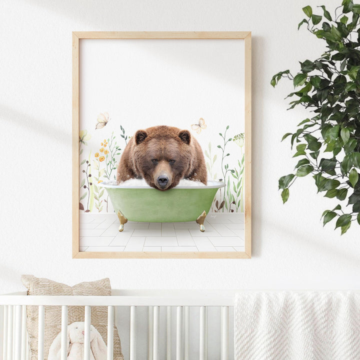 Big Bear in Spring Bath