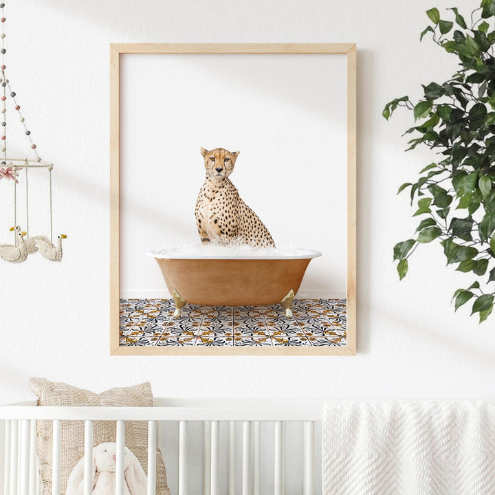 Cheetah in Mediterranean Bath