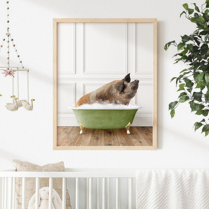 Hog in Transitional Bath Style