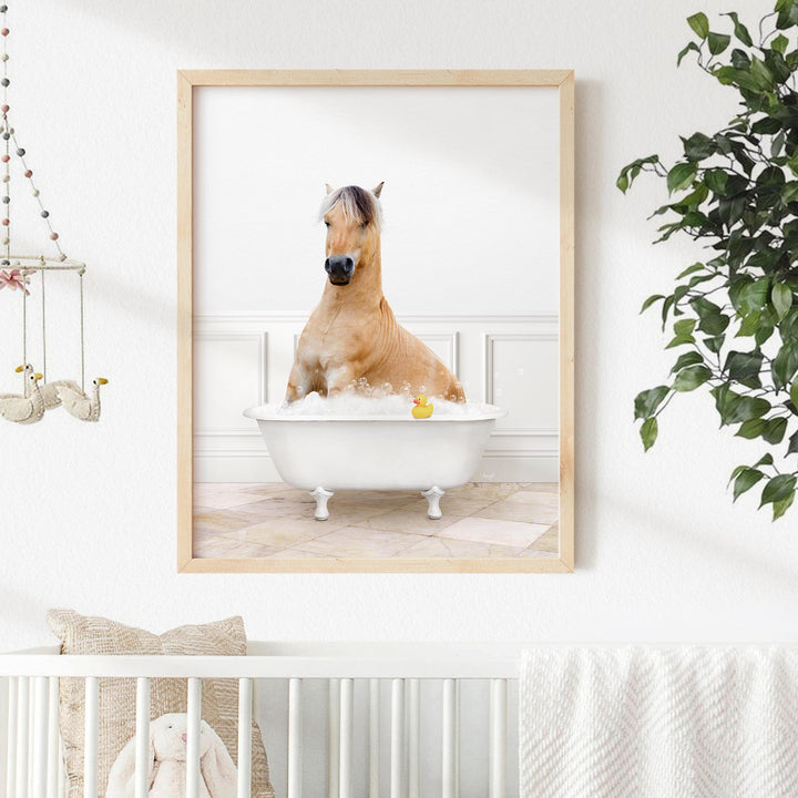 Horse in Modern Bath