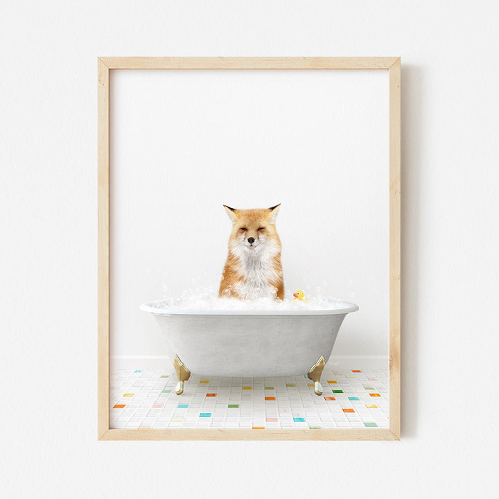 a picture of a dog sitting in a bathtub