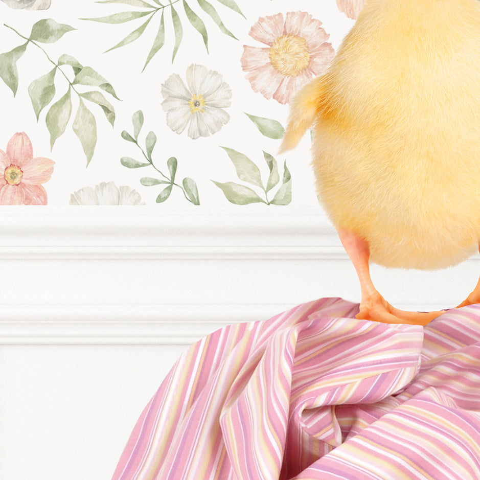 Yellow Ducky on Clothes Pile - Assorted Wallpapers