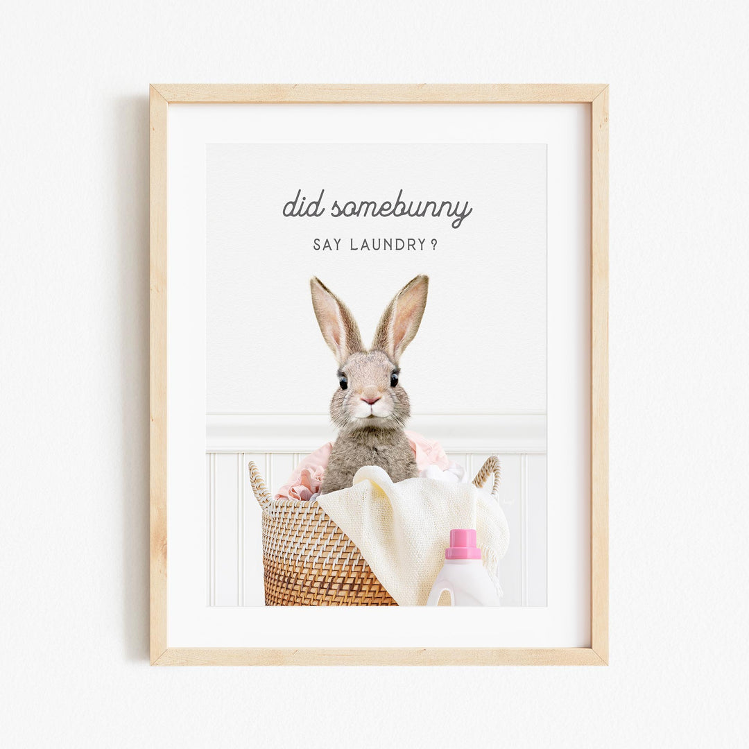 a picture of a bunny sitting in a basket